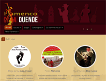 Tablet Screenshot of casa-duende.org